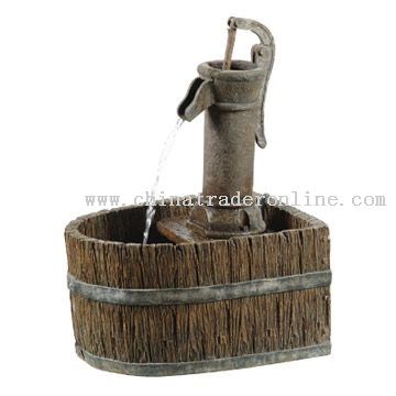 Resin with Fiberglass Pump Fountain from China